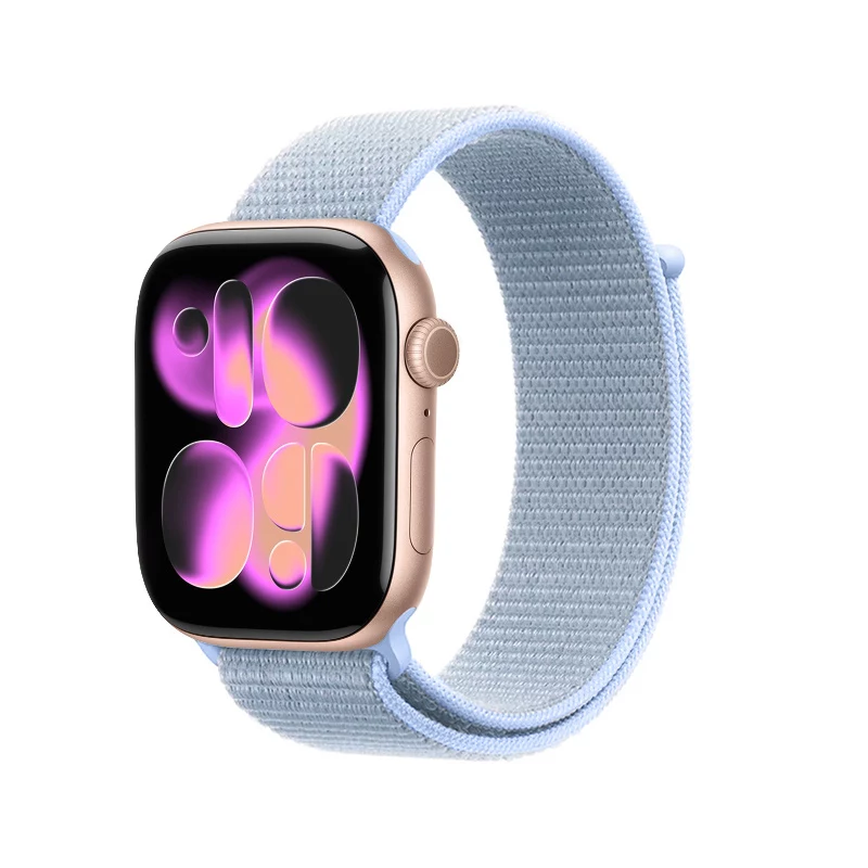 Crong Nylon remienok pre Apple Watch 38/40/41/42 mm modrý