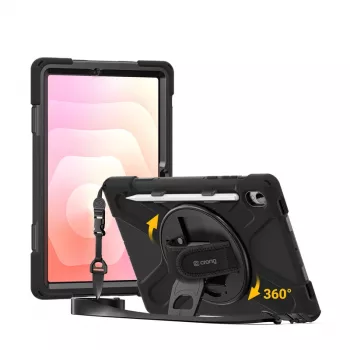 Crong Defender Plus puzdro pre Samsung Galaxy Tab S11 11 palcov - čierna