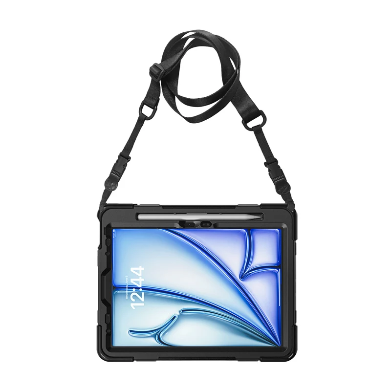 Crong Defender Plus puzdro pre iPad Air 11 palcov M3 (2025) / M2 (2024) čierna