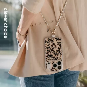Crong Phone Crossbody - šnúra na telefón (White Twist)