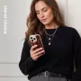 Crong Deluxe MAG Cover - zadný kryt pre Apple iPhone 16 Pro, MagSafe, korytnačinový vzor