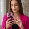 Crong Deluxe MAG Cover - puzdro pre iPhone 17 Pro MagSafe (Pink Tortoise)