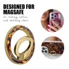 Crong Deluxe RING Holder - magnetický krúžok na telefón pre MagSafe (korytnačinový)