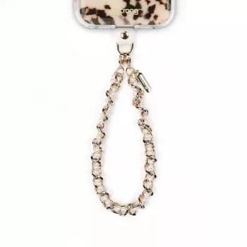 Crong Phone Charm Pearl Twist - elegantný lanyard na puzdrá telefónov