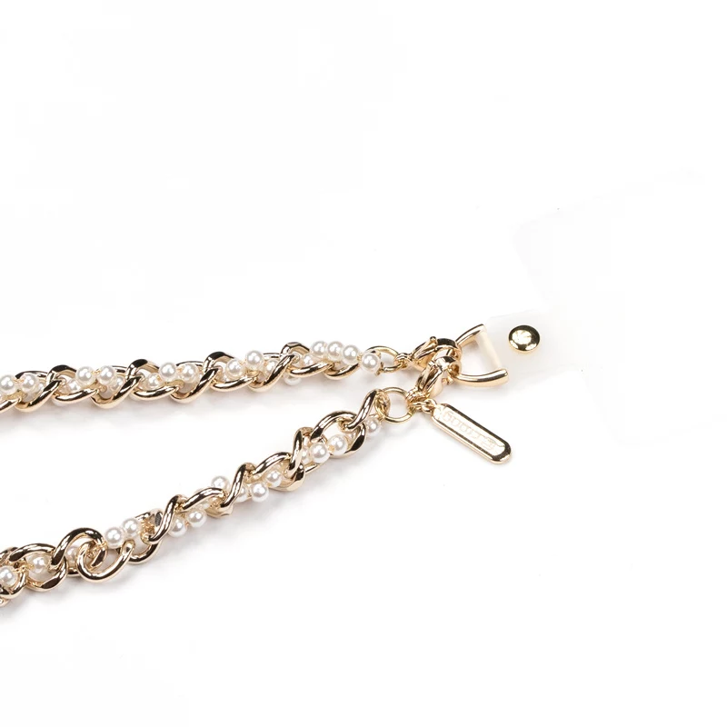 Crong Phone Charm Pearl Twist - elegantný lanyard na puzdrá telefónov