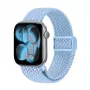 Crong Wave Band pletený nylonový Solo Loop pre Apple Watch 38/40/41/42 mm modrá