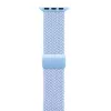 Crong Wave Band pletený nylonový Solo Loop pre Apple Watch 38/40/41/42 mm modrá