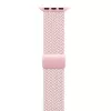 Crong Wave Band pletený nylonový Solo Loop pre Apple Watch 38/40/41/42 mm ružová