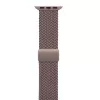 Crong Wave Band - pletený remienok pre Apple Watch 44/45/46/49 mm (hnedá)