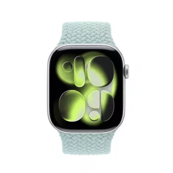 Crong Wave Band pletený Solo Loop pre Apple Watch 44/45/46/49 mm (mätová)