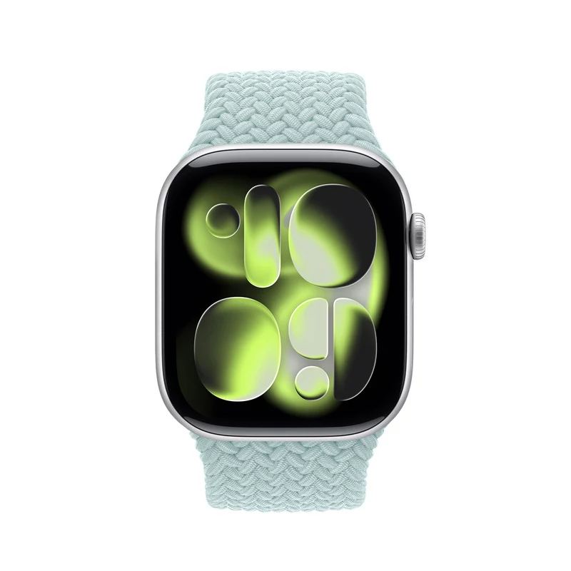 Crong Wave Band pletený Solo Loop pre Apple Watch 44/45/46/49 mm (mätová)