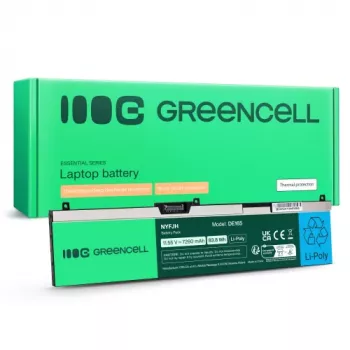 Greencell NYFJH-6C batéria pre notebook Dell Precision 15 7530 7540 7740, 97Wh, 11,4V, 8500mAh, čierna