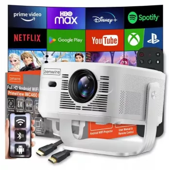 Zenwire PrimeView IMC460 Pro Mini projektor prenosný Android 14 WiFi