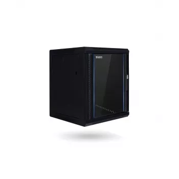 RACKTEL RL-4515WR 15U 600x450 nástenný serverový rack, nezmontovaný, čierny