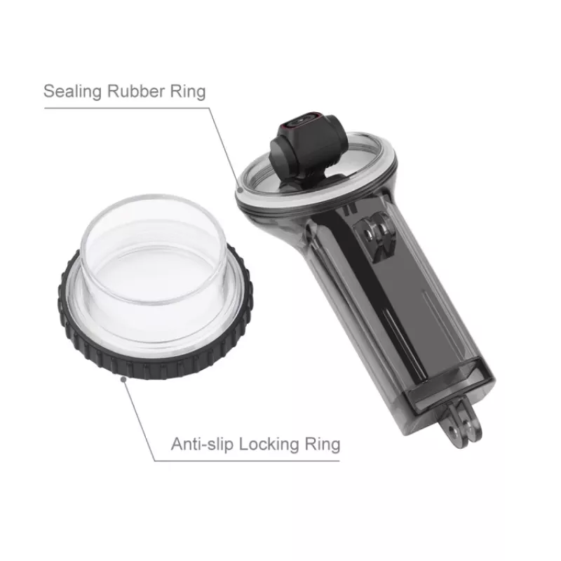 PULUZ vodotesné podvodné puzdro pre DJI Osmo Pocket 2 / PU570B