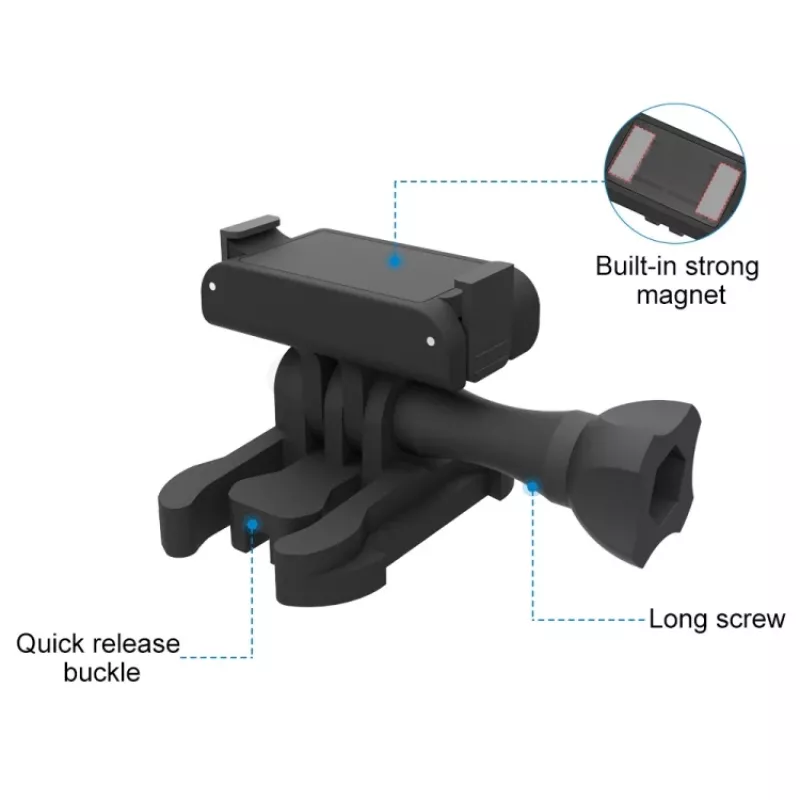 PULUZ PU576B magnetický držiak pre DJI Action 2 a GoPro