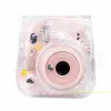 LOVEINSTANT ochranné puzdro pre Fujifilm Instax Mini 11 - priehľadné s ružovými flitrami