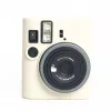 LOVEINSTANT silikónové ochranné puzdro pre Fujifilm Instax Mini 41 - biela/bežová