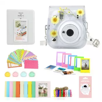 LOVEINSTANT 8-in-1 sada príslušenstva pre Fujifilm Instax Mini 11 - dizajn: suchý rumanček