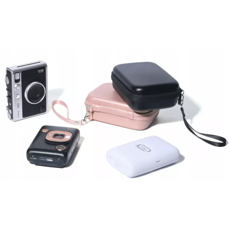 LOVEINSTANT ochranné puzdro pre Fujifilm Instax Mini Evo / Mini LiPlay / Mini Link - čierne