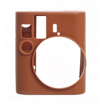 LOVEINSTANT silikónové ochranné puzdro pre Fujifilm Instax Mini 41 - hnedé