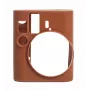 LOVEINSTANT silikónové ochranné puzdro pre Fujifilm Instax Mini 41 - hnedé