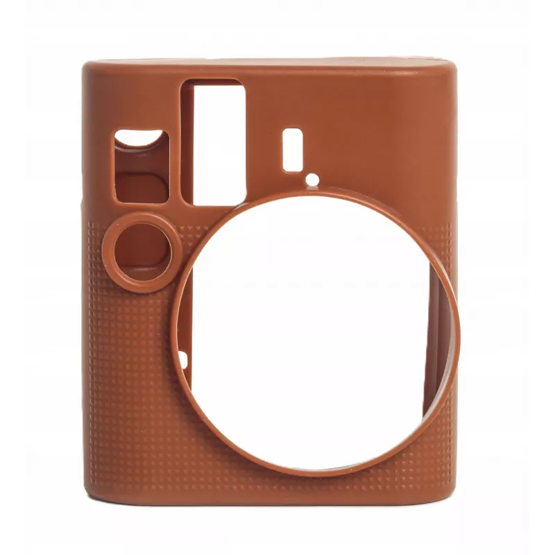 LOVEINSTANT silikónové ochranné puzdro pre Fujifilm Instax Mini 41 - hnedé