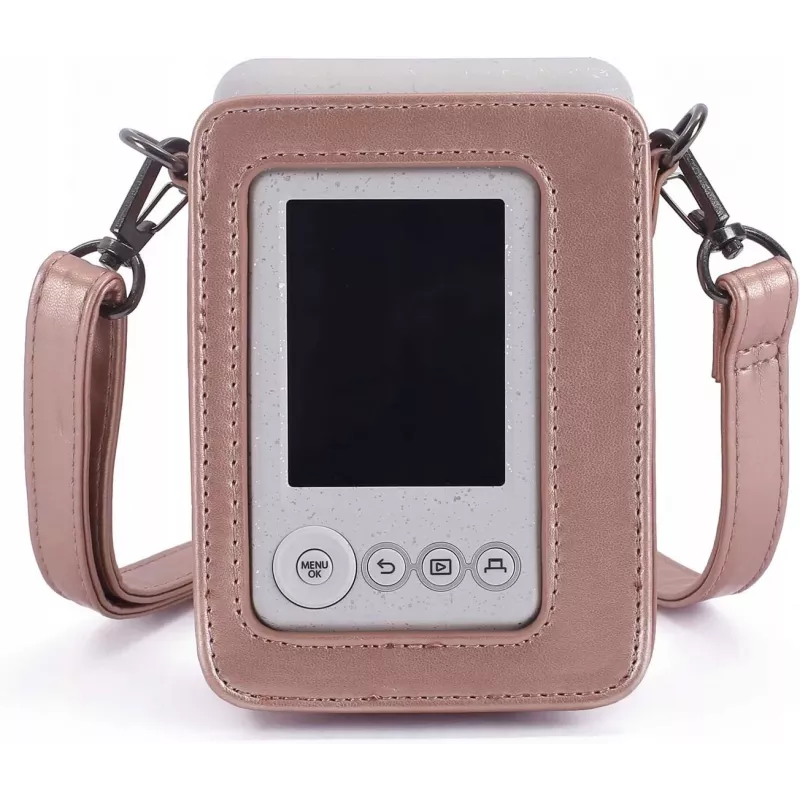 LOVEINSTANT ochranné puzdro pre Fujifilm Instax Mini LiPlay - lesklá ružová