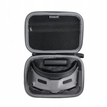 SUNNYLIFE ochranné puzdro pre DJI Goggles 2 - sivá/čierna pevná škrupina z EVA peny