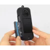 SUNNYLIFE silikónové ochranné puzdro pre Insta360 X3 - čierne