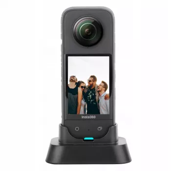 SUNNYLIFE mini statív / rukoväť pre Insta360 X3 - čierny