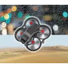 SUNNYLIFE 4x ochranné kryty motorov pre dron DJI Avata - sada z čierneho ABS plastu AT-MD475-D
