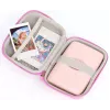 LOVEINSTANT puzdro z PU kože Sparkle Silver pre Fujifilm Instax Mini Evo / Mini Liplay / Mini Link