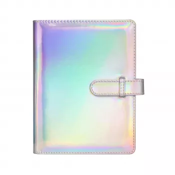 LOVEINSTANT fotoalbum 256 fotiek pre Fujifilm Instax Mini 40 12 11 9 8 7 Evo Liplay Link / strieborný glitter