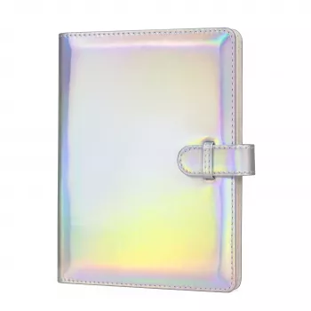 LOVEINSTANT fotoalbum 128 fotiek pre Fujifilm Instax Mini 40 12 11 9 8 7 Evo Liplay Link / strieborný glitter
