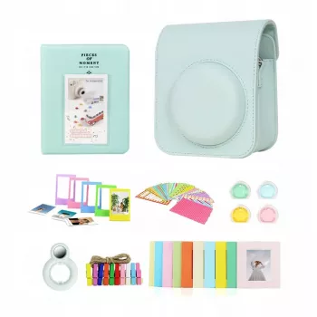 LOVEINSTANT 8-in-1 sada príslušenstva pre Fujifilm Instax Mini 12, mint zelená