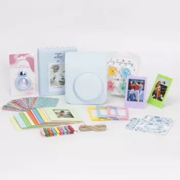 LOVEINSTANT 8-in-1 sada príslušenstva pre Fujifilm Instax Mini 12 - modrá