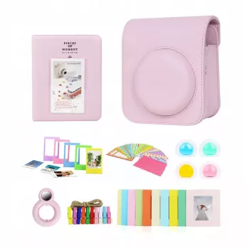 LOVEINSTANT 8-in-1 sada príslušenstva pre Fujifilm Instax Mini 12 - Pink