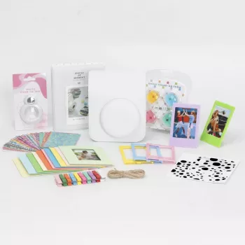 LOVEINSTANT 8-in-1 sada príslušenstva pre Fujifilm Instax Mini 12 - biela