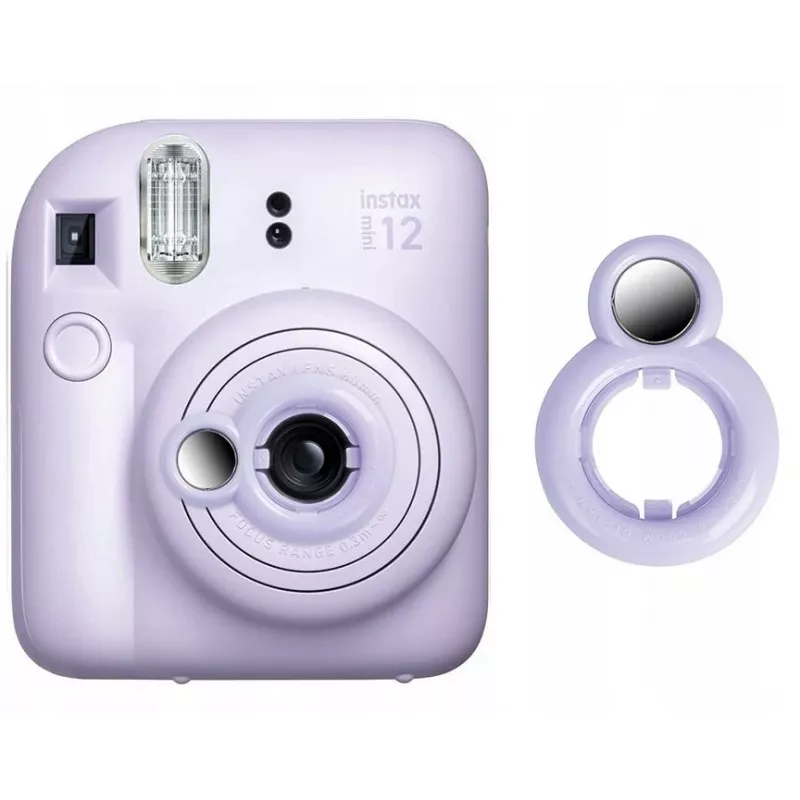 LoveInstant zrkadlový nástavec pre Fuji Fujifilm Instax Mini 12 fialová
