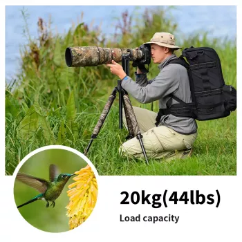 K&F Concept Pro gimbal panoramatická hlava 20kg 1/4 3/8 KF31.033