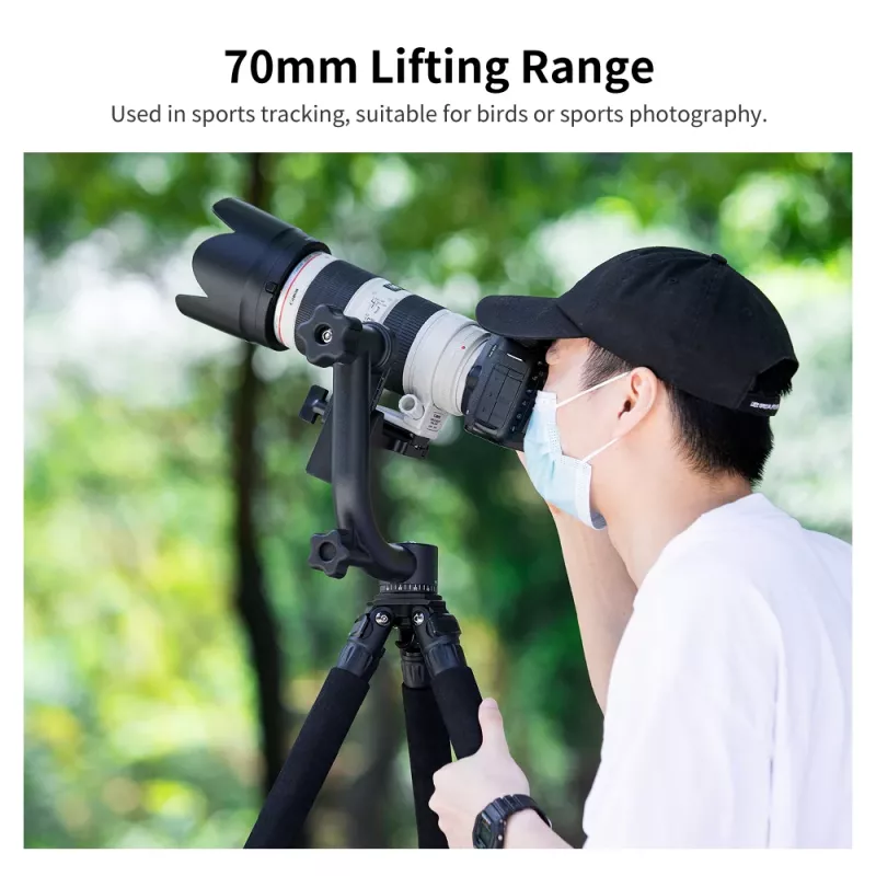 K&F Concept Pro gimbal panoramatická hlava 20kg 1/4 3/8 KF31.033
