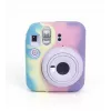 LOVEINSTANT silikónové ochranné puzdro pre Fujifilm Instax Mini 12 - dúha