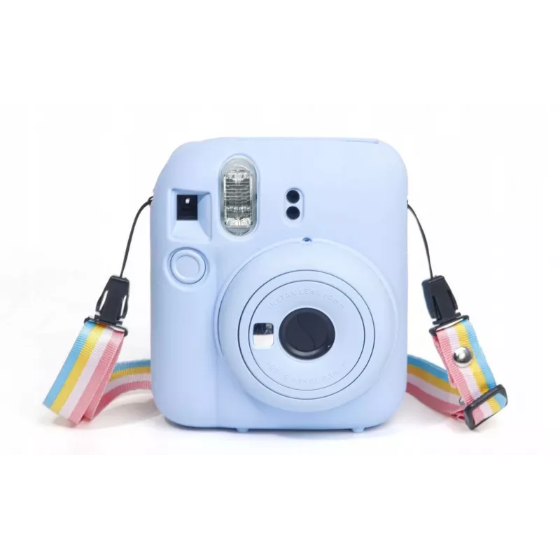 LOVEINSTANT silikónové ochranné puzdro pre Fujifilm Instax Mini 12 - modré