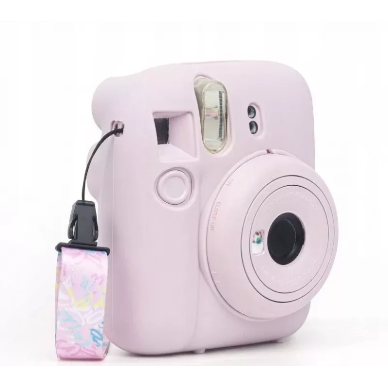 LOVEINSTANT silikónové ochranné puzdro pre Fujifilm Instax Mini 12 - ružové