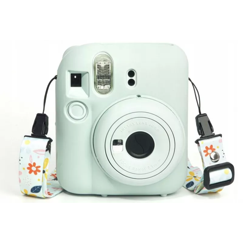 LOVEINSTANT silikónové ochranné puzdro pre Fujifilm Instax Mini 12 - zelené