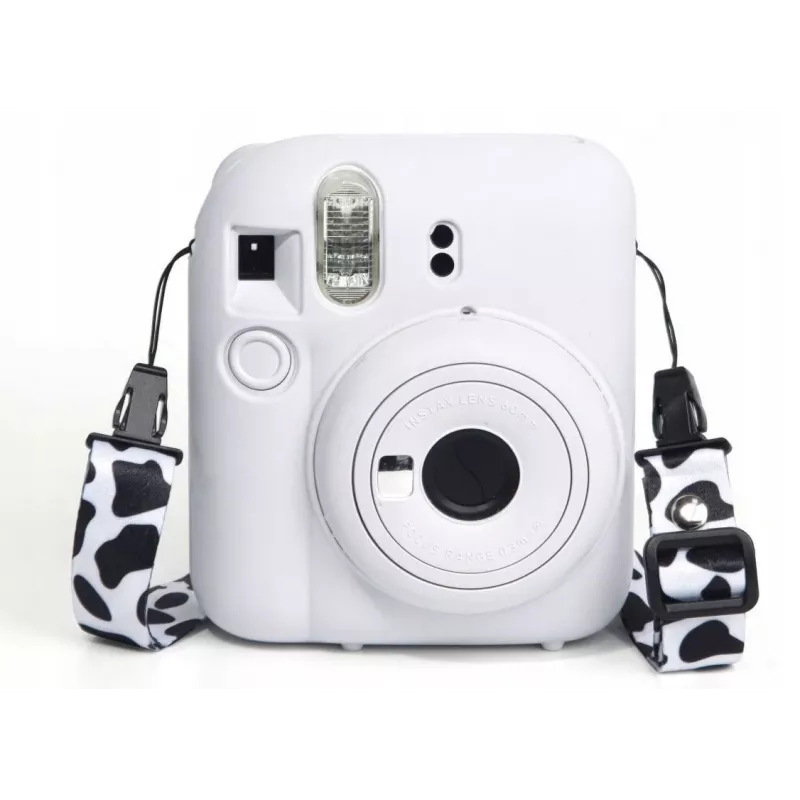 LOVEINSTANT silikónové ochranné puzdro pre Fujifilm Instax Mini 12 - biele