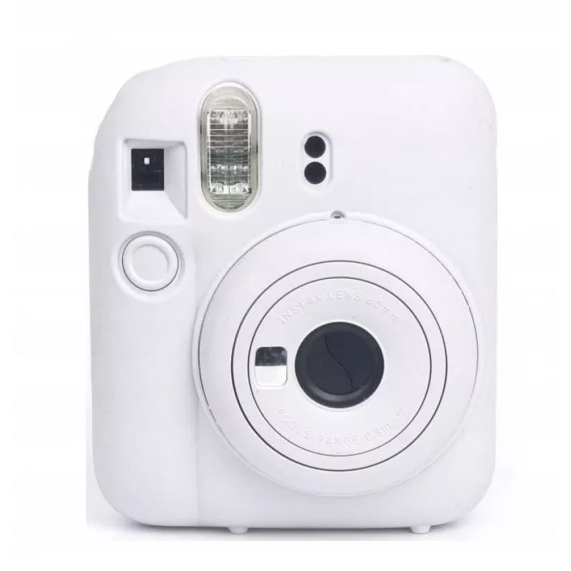 LOVEINSTANT silikónové ochranné puzdro pre Fujifilm Instax Mini 12 - biele