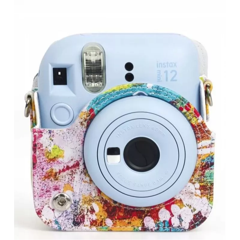 LOVEINSTANT puzdro obal taštička pre Fujifilm Instax Mini 12, Colorful Spots