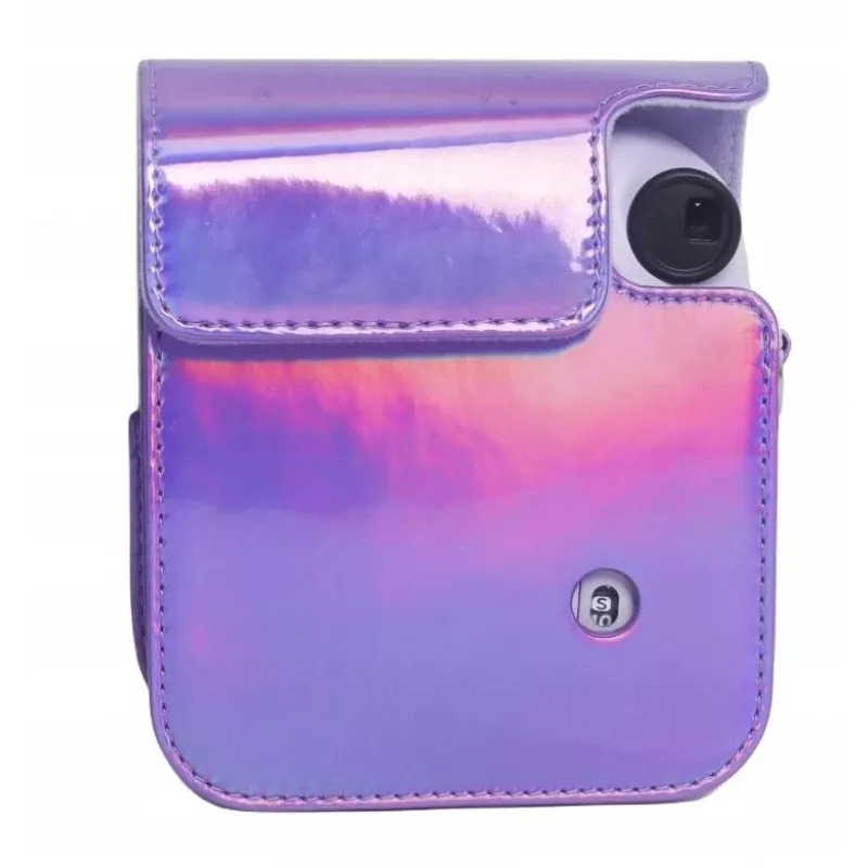 LOVEINSTANT puzdro obal taštička pre Fujifilm Instax Mini 12 - fialový gliter
